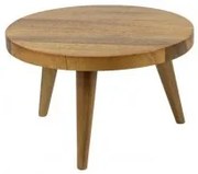 Horecano - Дървена стойка за бюфет с крачета кръгла ф25xh15,3см АКАЦИЯ ALAS-(SWRS-050118-B5)