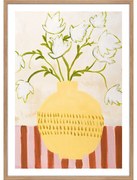 Картина 52x72 cm Yellow Vase – Malerifabrikken