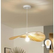 Brilagi - LED люстра на кабел CERIA BOHO 1xE27/40W/230V Ø 60 см рафия