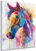 Картина на платно – Кон с имитация на живопис