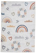Кремав детски килим 120x170 cm Vida Kids Rainbow – Think Rugs