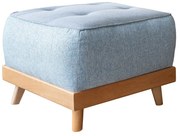 Светлосиня табуретка за крака Dazzling Daisy - Miuform