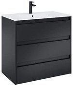 Конзолен шкаф за баня A852017532, с умивалник, 80.5х46х74см