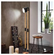 Eglo 43521 - Подова лампа HORNWOOD 1xE27/28W/230V