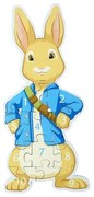 Голям дървен пъзел Peter Rabbit, числа и броене