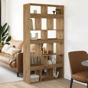 3309383 vidaXL Библиотека, дъб артизан, 100x33x187,5 см, инженерно дърво