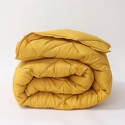 Лятна олекотена завивка за спалня Елинор Горчица 200/210 см.