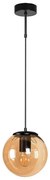 Пендел РИО, черен/мед, 1xE27