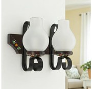 Brilagi - Стенно осветително тяло QUEEN 2xE14/40W/230V бук/венге