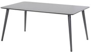 Сива градинска маса за хранене 170x100 cm Sophie - Hartman