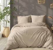 Луксозно спално бельо от дамаска - бежово 3 časti: 1ks 220x200 + 2ks 70x80