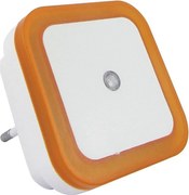 LED Нощна лампа със сензор за здрач LED/0,5W/230V оранжева