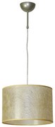 Пендел СЕТА, ø300, никел, абажур Басари Злато, 1xE27
