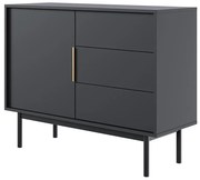 Черен комод ELI
