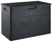 Антрацитна градинска кутия за съхранение Woodys – Toomax