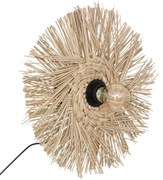 Лампа за стена atmosphera Tea, 34 cm, Слама