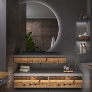 Кръгло огледало с лед осветление E4