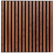 Акустичен декоративен стенен панел atmosphera Colva, MDF, 60x60 cm - Тъмно дърво