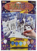 Sequin Art - Рисуване по номера две картини, Полярни мечки и Хъскита