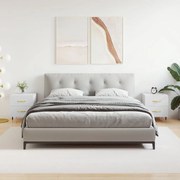 827261 vidaXL Нощни шкафчета, 2 бр, бели, 40x35x47,5 см, инженерно дърво