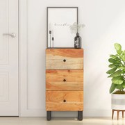 352906 vidaXL Бюфет с 3 чекмеджета 40x33,5x75 см масивна акация