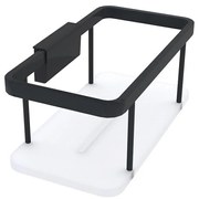 NIMCO Ki-14015-B-90 - Душ рафт за стена KIBO матов черен/бял