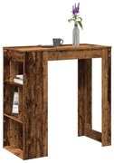 854362 vidaXL Бар маса с рафтове старо дърво 102x50x103,5 см инженерно дърво