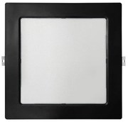 LED Лампа за окачен таван SQUARE LED/18W/230V 4000K 22x22 см черен