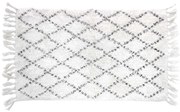 Бял килим за баня 50x80 cm Latika – douceur d'intérieur