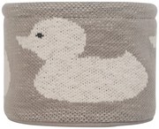 Бежов памучен органайзер Патица, ø 16 cm - Kindsgut