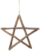 Дървен висящ коледен орнамент Rai - Bloomingville