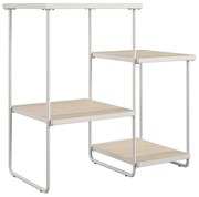 Бяло-в естествен цвят конзолна маса с ясенов плот 35x67 cm Dante – Støraa