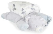CANGAROO Одеяло с възглавница SLEEPY BEAR СИВО
