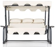 Градински троен люлеещ се стол Vitis 3, цвят Многоцветен