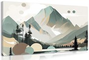 Картина на платно – Магическите Високи Татри в скандинавски дизайн