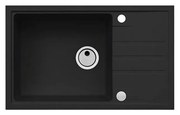 ALVEUS 1149117 - Кухненска мивка INTERMEZZO 78x48 см гранит/черен