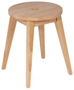 Стол от масивно каучуково дърво в светло естествен цвят Club – Bonami Essentials