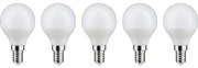 К-кт 5x LED Крушка E14/5,5W/230V 2700K - Paulmann 28783