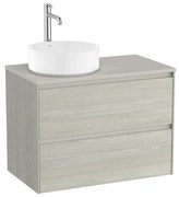Мебел за умивалник върху плот с две чекмеджета A851729512, 79.4x45.7x58.3см