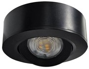 LED Спот за вграждане LED/5W/230V 4200K Ø 9,3 см черен