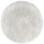 Детски килим atmosphera Fur, Бял, 90 cm