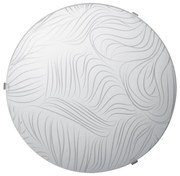 Плафониера ЮРА, ø400, бял мат, 2xE27