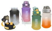 Бутилка с Капак и Сламка Bewinner Многоцветен 800 ml