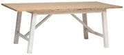 Трапезна маса Olbia, 200x100 cm, МДФ, Плот Акациево дърво