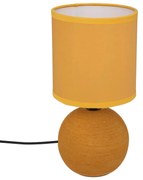 Нощна лампа atmosphera Timeo, 25 cm, Керамика - Охра