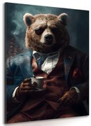 Картина на платно – Животински гангстер мечок