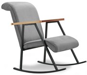 Сив фотьойл Yoka - Artie