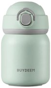 Термос BUYDEEM TAN200, 200 мл, Винтова капачка с плътно затваряне, Неръждаема стомана, Зелен