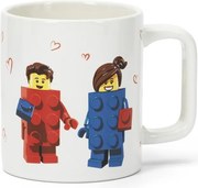 Бяла керамична детска чаша 300 ml Love – LEGO®