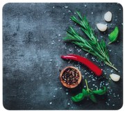 Капак за стена на готварска печка от закалено стъкло 50x56 cm Rosemary - Maximex